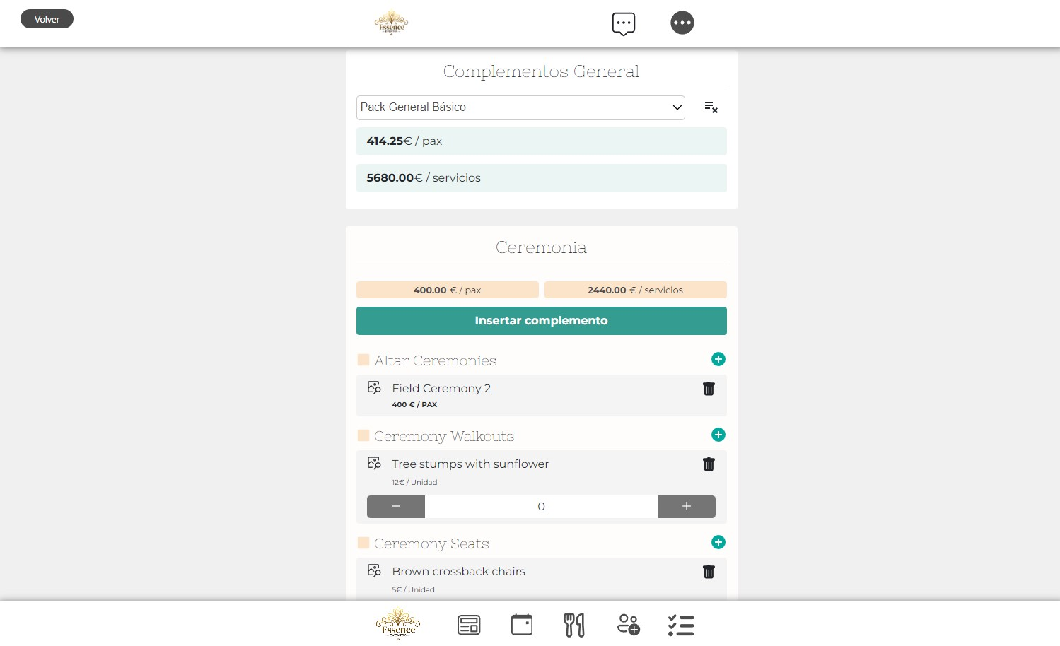 Client section in Parker Solutions' CRM Advance Software